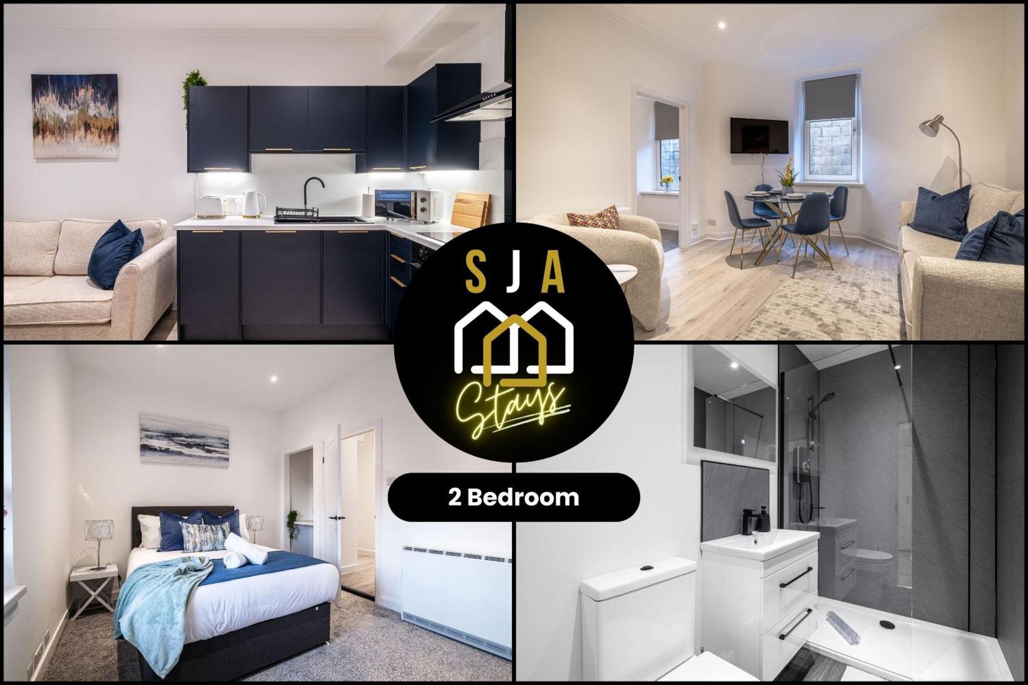 Holburn Hideaway - Sja Stays - Modern 2 Bed Apartment Aberdeen Exterior photo